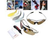 Professional Polarized Cycling Driving Glasses Bike Outdoor Sports Sunglasses UV400 5 PC Lens