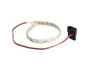 30CM 1ft 5050 18 SMD LED Flexible Strip Light For PC Computer Case DC 12V Waterproof Warm White NEW