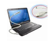 Portable Pocket White USB Keyboard PC Notebook Laptop Flexible LED Light Lamp