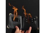 HOT Magic Trick Gimmick Fire Wallet Leather Magician Stage Fantastic Funny Show