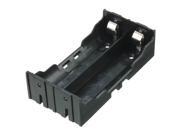 1PCS DIY Black Storage Box Holder Case For 2 x 18650 3.7V Rechargeable Batteries