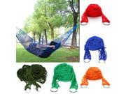 Nylon Hammock Hanging Mesh Net Sleeping Bed Swing Outdoor Camping Picnic Travel