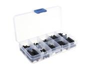 120x M3 Nylon Hex Spacers Screw Nut Assortment Kit Stand off Plastic Accessories Black Set