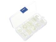 120x M3 Nylon Hex Spacers Screw Nut Assortment Kit Stand off Plastic Accessories White Set