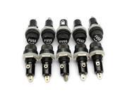 10X Radio Auto Electrical Stereo Chassis Panel Mounted 5x20mm Glass Fuse Holder Screw Cap