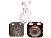 3 in 1 Creative Gift Boutique USB Portable Fan Cooling Cooler LED Table Desk Lamp Light Mirror