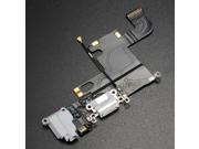 White Charging Port Dock Microphone Headphone Jack Flex Cable Mic For 4.7 iPhone 6