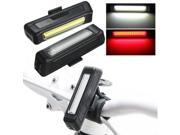 Bicycle Bike Front Rear Tail USB Rechargeable Red LED Light Lamp 100LM with 6 Modes