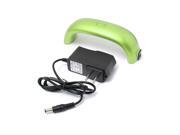 Mini Portable 9W LED UV Gel Nail Polish Nail Dryer Curing Lamp Machine US Plug