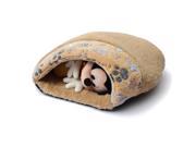 Cat Kitten Cave Pet Warm Winter Bed House Puppy Sleeping Mat Dog Pad Igloo Nest S Size