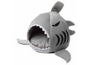 Pet Cat Shark Bed Puppy Dog Cozy Warm Cushion Mat Nesting Rest House Igloo Cave L Size