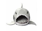 Pet Cat Shark Bed Puppy Dog Cozy Warm Cushion Mat Nesting Rest House Igloo Cave S Size