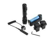 2200Lm UltraFire 5 Modes XM L T6 LED WF 502B Tactical Flashlight Torch Mount Light Rifle 18650 Charger