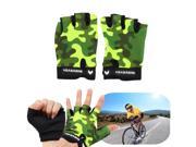 Outdoor Sport PU leather Half Finger Cycling Bike Bicycle Fitness Hunting Gloves