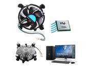 CPU Heat Sink Cooling Quiet Fan Cooler Heatsink for Intel LGA 1155 Desktop 4Pin