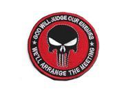 8 cm 3.15 inch PUNISHER God WILL JUDGE OUR ENEMIES Military Morale Milspec Swat 3 Color Stylish Velcro Patch