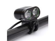 Cycling Bicycle Riding Outdoor Bright 5500LM 2X CREE XML T6 Bicycle Bike Cycling Headlight Headlamp Light Torch Black 4 Mode Rechargeable 18650