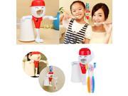 Home Bathroom Tool Wall Mounted Auto Toothpaste Dispenser Toothbrush Holder