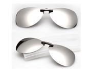 5 Colors Anti UVB New Men Women Round Polarized Lens Clip on Flip up SunGlasses Driving