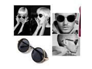 Fashion Vintage Round Mirror Lens UV400 Sunglasses Women Men Unisex Glasses Eye Protection