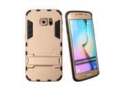 Hybrid TPU PC 2 in 1 Hard Back Cover Case Stand For Samsung Galaxy S6 Edge
