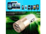 2.1A 1A Universal Car Charger Adaptor Dual USB Charging Ports Outlets For iPhone 6 5 Sumsung HTC LG
