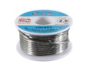 Reliable 2.0mm 60 40 Tin lead Solder Wire SnPb Rosin Core Soldering Welding 2% Flux Reel Tube 55x28mm