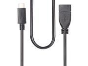 Black USB C Type C Male to USB 3.0 female Charger Cable for 2015 Macbook 12