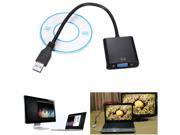 USB 3.0 to VGA Multi Display Video Graphic External Cable Adapter for Win XP 7 8