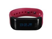 Red Smart Wrist Watch Bracelet Pedometer Step Walk Walking Sport Tracking for IOS Android iPhone Samsung HTC LG