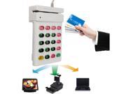 5V F2F POS USB Credit card Swipe Machine With Keypad Magnetic Card Reader