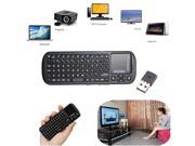 2.4GHz Mini Portable USB Wireless Keyboard With Touchpad Air Mouse For PC Smart TV Box
