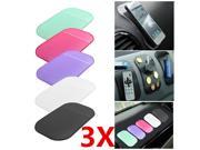 3x Anti slip Car Dashboard Sticky Pad Non Slip Mat GPS Phone Holder 2 Colors US