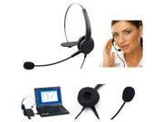 Telephone Headset Noise Cancelling Microphone RJ11 Headset For Desk Phones