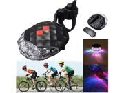 Bright 5 LED 2 Laser Cycling Bicycle Rear Flashing Light Warning Bike Tail Lamp