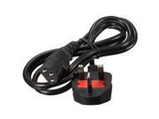 4FT 5FT 3 Pin Power 5A UK Plug To IEC C13 Kettle Lead Cable For PC Monitor TV
