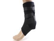 Black Adjustable Ankle Support Wrap Elastic Brace Aluminum Strips Foot Ankle Protect For Outdoor Exercise Gym M L XLrcise Gym