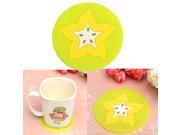 Silicone Coffee Placemat Fruit Coaster Cup Mug Glass Beverage Holder Pad Mat