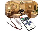 LED Strip Light DC5 24V RF Mini Wireless Switch Controller Dimmer with Remote