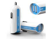Vention A03 Dual 2 Port USB Interface Car Charger Charging For Cellphone Mobile Device