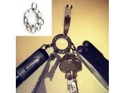 NEW Stainless Steel Removable UFO Buckle Durable Keychains EDC tools Mini Key Rings Outdoor