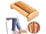 Wooden Roller Massager Tool Reflexology Hand Foot Back Neck Shoulder Body Therapy Relaxing