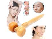 Wooden Ball Roller Health Massager Tool Reflexology Hand Face Body Therapy Relax Health Care