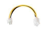 20CM 8Inch 12V 4 Pin Male to 4 Pin P4 Female CPU Power Supply Extension Cable
