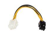Power Extension 6 pin to 6 pin PCI e PCIe Power Cable FOR Apple Mac Video Card