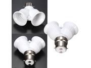 B22 to 2E27 Base Screw LED Light Lamp Bulb Holder Adapter Socket Converter 220V