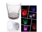 LED Light Up Flashing Inductive Drinkware Wine Cup Bubble Rocks for Bar Parties