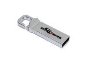 BESTRUNNER 16G 16GB USB 3.0 Waterproof Metal Flash Drive Memory Storage Key Ring Thumb Gift