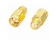 1pce Adapter SMA Male Plug To RP SMA Female RF Coaxial Connector gold plating