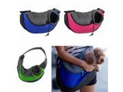 Pet Dog Cat Puppy Carrier Mesh Comfort Travel Tote Shoulder Bag Sling Backpack S Red Blue Green